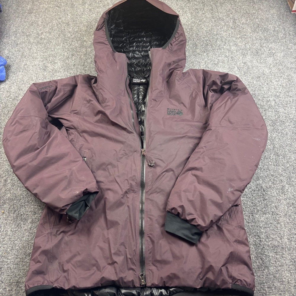 MOUNTAIN HARDWEAR Women’s Storm Whisperer Down Jacket color: Blackberry - XS - Picture 2 of 12